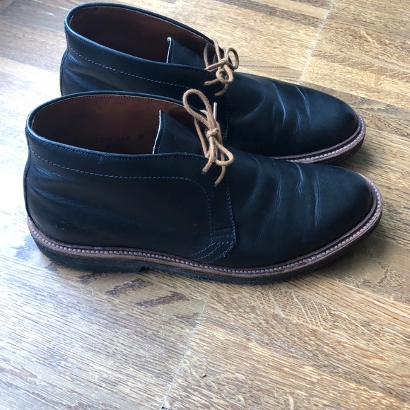 Alden Chukka Boots Black Leather 9 B/D - Picture 9 of 16